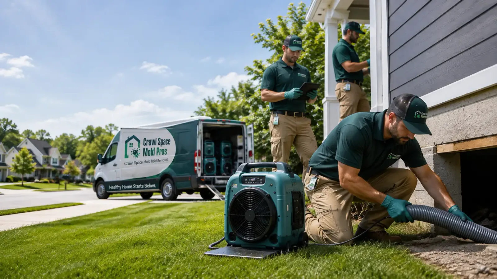 Crawl Space Mold Removal in Standish, CA